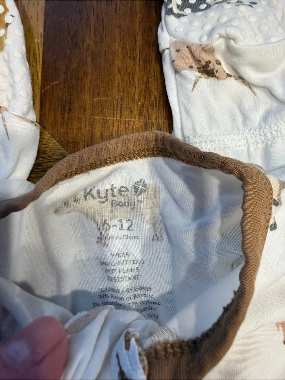Kyte Baby boy 3-6 and 6-12 bamboo lot of 3 preowned